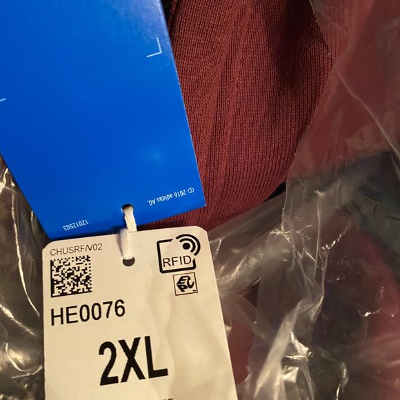 Adidas Mens Multicolor Originals Bold Blocked Long Sleeve Pullover Hoodie Size M - Picture 6 of 6